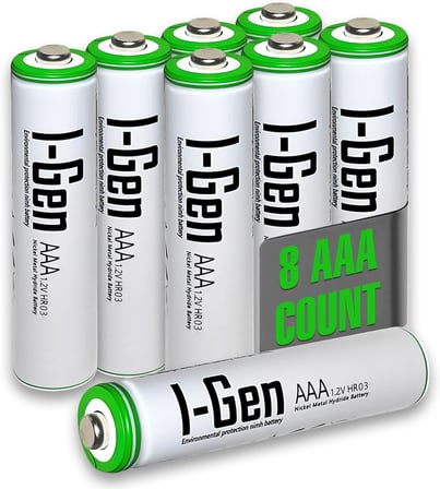 B109 8 Adet Aaa 900 Mah Sarj Edilebilir İ̇Nce Kalem Pil 1 2V Ni Mh Sarjli Pil