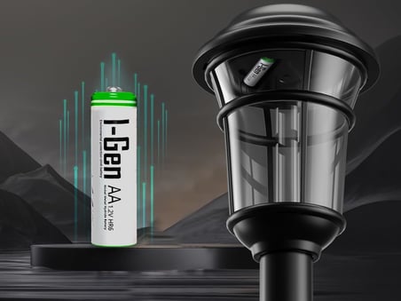 B112 8 Adet Aa 1100 Mah Şarj Edilebilir Kalem Pil 1.2V Ni-Mh Şarjlı Pil Solar Aydınlatma Uyumlu
