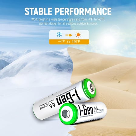 B112 8 Adet Aa 1100 Mah Şarj Edilebilir Kalem Pil 1.2V Ni-Mh Şarjlı Pil Solar Aydınlatma Uyumlu