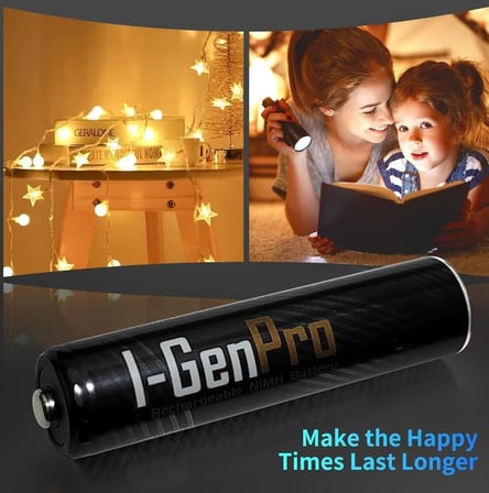 Pro P101 2 Adet Aa 2950 Mah Şarj Edilebilir Kalem Pil 1.2V Ni-Mh Şarjlı Pil