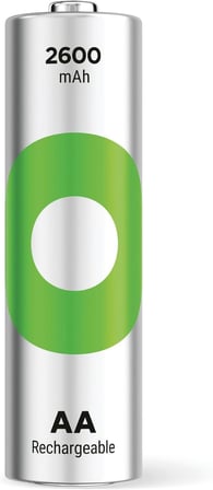 Batteries Recyko 2600 AA Kalem Ni-Mh Şarjlı Pil, 1.2 Volt, 2'li Kart