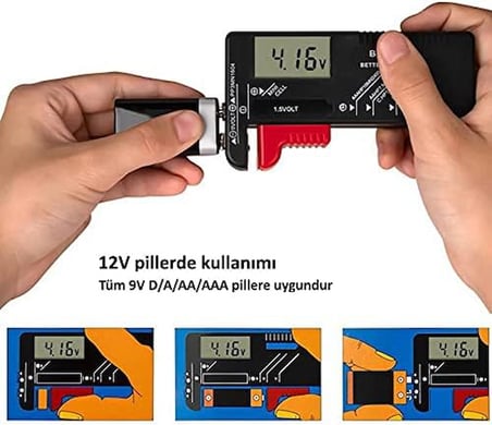 BT-168D LCD Dijital Pil Test Cihazı
