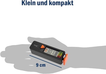 Dostmann Pil test cihazı BatteryCheck, 98.1126.01, piller ve aküler için (AAA,AA,C, D), düğme pil, blok pil, şarj durumu/Volt göstergesi, kolay ve hızlı, siyah