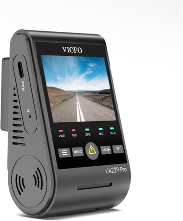 A229 Pro 4K HDR Sony Starvis 2 Sensörlü Wi-Fi GPS'li Araç Kamerası