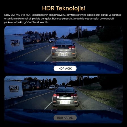 RNE800 A229 Ultra Uyumlu 4K Ultra HD Arka Kamera