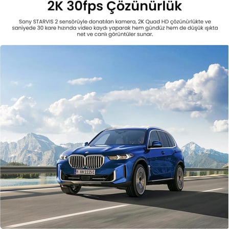 RWC200 IP67 Su Geçirmez A229 Pro/Plus Uyumlu 2K Quad HD Dış Arka Kamera 14.5 Metre