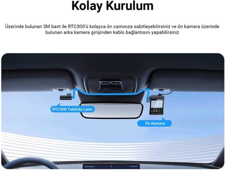 RTC300 A229 Pro/Plus Uyumlu 2K / 30Hz Telefoto Kamera