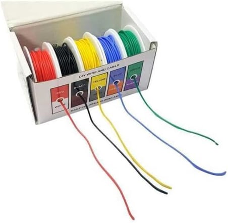 Çok Damar Silikon Montaj Kablosu Paketi - 16 AWG 5x4 Metre