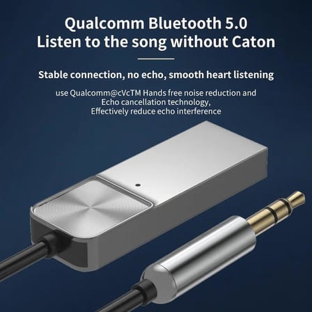 MT06 Mikrofonlu Araç Bluetooth 5.1 Kiti Herhangi Bir Kulaklık AUX Çıkışını Kablosuz Bağlantı Yapar