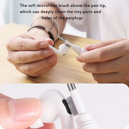 5'i 1 Arada Klavye ve Kulaklık Temizleme Seti - AirPods 1/2/3/Pro, PC, Dizüstü Bilgisayar, Cep Telefonu, Kamera İçin Aksesuar