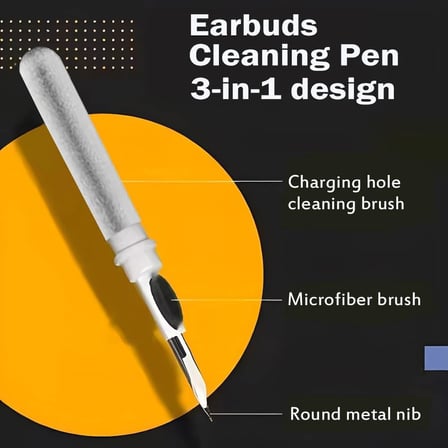 5'i 1 Arada Klavye ve Kulaklık Temizleme Seti - AirPods 1/2/3/Pro, PC, Dizüstü Bilgisayar, Cep Telefonu, Kamera İçin Aksesuar