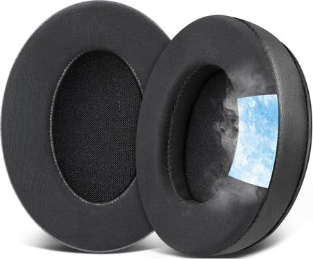 HyperX Cloud 3, Cloud 2, Cloud 1, Cloud Alpha, Flight, Stinger, Core Uyumlu Soğutucu Jel Kulaklık Pedi - İpeksi Serin Kumaş & Hafızalı Köpük (Memory Foam) Kulaklık Süngeri (Soğutucu Jel - Kumaş)