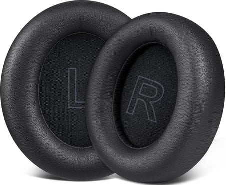 Anker Soundcore Life 2 için Q20/Q20+/Q20I/Q20BT Modelleriyle Uyumlu Suni Deri Kulaklık Pedi Hafızalı Yüksek Kaliteli Materyal Kulaklık Süngeri (Q20/Q20+/Q20I/Q20BT)