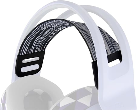 Logitech G733 / G535 / G335 ile Uyumlu Yedek Kafa Bandı - Yumuşak Esnek Kumaş, Uzun Ömürlü ve Ekstra Dayanıklı Yapı (Siyah - Gri)