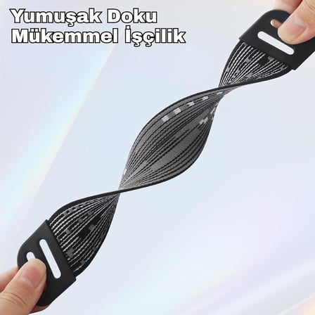 Logitech G733 / G535 / G335 ile Uyumlu Yedek Kafa Bandı - Yumuşak Esnek Kumaş, Uzun Ömürlü ve Ekstra Dayanıklı Yapı (Siyah - Gri)