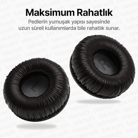 JBL için Tune 250 450BT 460BT 500 500BT 510BT 520BT 560BT 600BT 600BTNC 660NC Modelleri İle Uyumlu Yumuşak ve Rahat Kulaklık Pedi ve Kafa Yastığı (Siyah, Kulaklık Pedi + Kafa Yastığı)