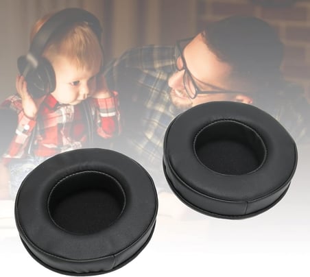 Gaming Kulaklık Süngeri 100mm Universal Yuvarlak Kulaklık Pedi 10cm Uyumlu Hafızalı Kulaklık Yastığı