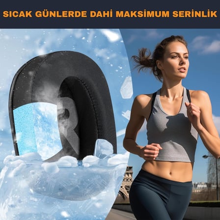 Logitech G Pro/G Pro X/G Pro X 2 / G Pro X SE ile Uyumlu Soğutucu Jel Kulaklık Pedi - İpeksi Serin Kumaş & Hafızalı Köpük (Memory Foam) Kulaklık Süngeri (Soğutucu Jel - Kumaş)