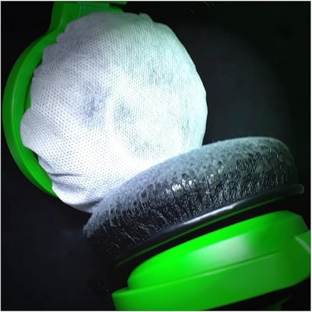 Hijyenik Tek Kullanımlık 11CM 20 Adet Kulaklık Süngeri Kılıfı Kulaklık Bonesi - Beyaz