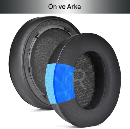 Anker Soundcore Space için Q45 ile Uyumlu Soğutucu Jel Kulaklık Yastığı, Hafızalı Köpük Yedek Ped, Serinletici Kumaş/Suni Deri Kulaklık Süngeri (Q45 Soğutucu Jel - Kumaş)