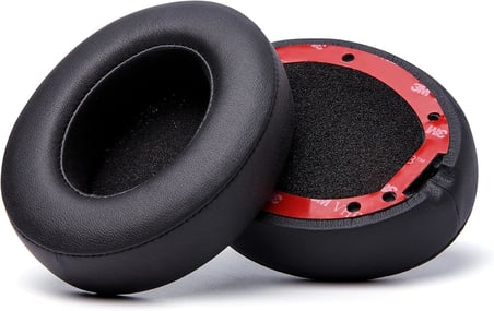 Beats Studio 2 için ve Studio 3 için (B0500), (B0501) Kablolu/Kablosuz Kulak Üstü Kulaklık Pedi Suni Deri Hafızalı Yüksek Kaliteli Materyal Kulaklık Süngeri