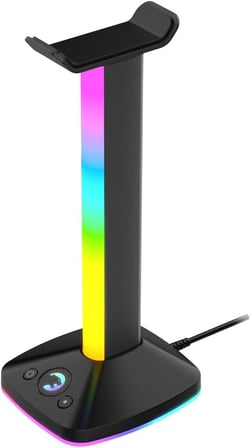 EliteRack RGB Gaming USB3.0 Oyuncu Kulaklık Standı