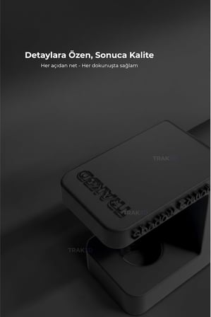 Premium Siyah Masa Kenarı Kulaklık Standı – Shadow Edition | Kaydırmaz Keçeli, Ergonomik ve Güçlendirilmiş