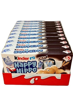 KİNDER HAPPY HİPPO KAKAOLU BİSKÜVİ 103,5 GR *10'LU