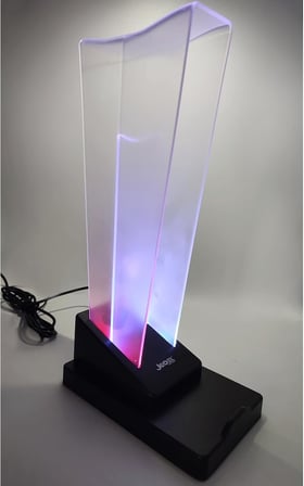 GM-01 Siyah RGB Işıklı Gaming Oyuncu Kulaklık Standı