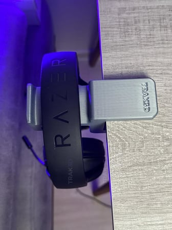 Premium Asılabilir Kulaklık Standı – Sağlam, Kaydırmaz Keçeli, Ergonomik Stand, Steel Gray Edition