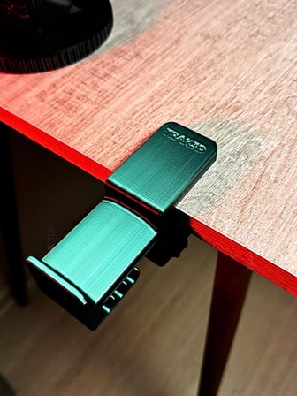 Siyah-Yeşil Asılabilir Kulaklık Standı | 3D Premium Tasarım | Gamer Masa Kenarı Aksesuarı | Greenstorm Limited Edition