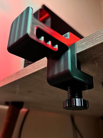 Siyah-Yeşil Asılabilir Kulaklık Standı | 3D Premium Tasarım | Gamer Masa Kenarı Aksesuarı | Greenstorm Limited Edition