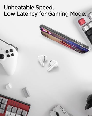 Audio TWS S10 Bluetooth Kablosuz Kulaklık - ANC Aktif Gürültü Engelleme & 10mm Sürücü & 30 Saat Pil & ENC 6 Mikrofon & Şeffaf & Gaming Mod iPX4 Siyah - ASD07886
