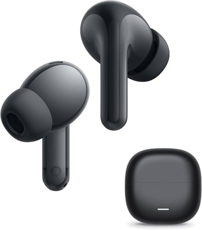 Redmi Buds 8 Lite Black Kablosuz Bluetooth Kulaklık, 42dB Aktif Gürültü Engelleme, Yapay Zeka Gürültü Azaltma, 36 Saat Pil Ömrü, Siyah