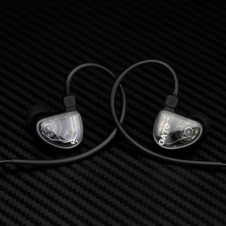 Gate In-ear Monitor | Siyah | Sahne, Stüdyo veya Odyofil için Kulak içi/In-Ear Kablolu Monitör Kulaklık