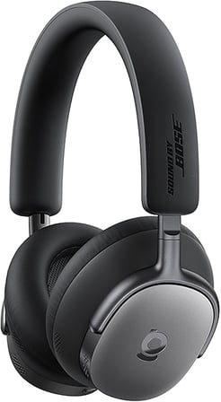 Inspire Sound by Bose XH1 ANC 100 saat çalma süresi 4 mikrofon BT6.0 Kablosuz Kulak Üstü Kulaklık, Siyah