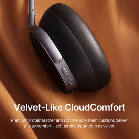 Inspire Sound by Bose XH1 ANC 100 saat çalma süresi 4 mikrofon BT6.0 Kablosuz Kulak Üstü Kulaklık, Siyah