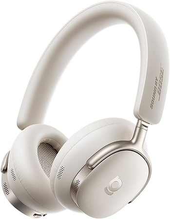 Inspire Sound by Bose XH1 ANC 100 saat çalma süresi 4 mikrofon BT6.0 Kablosuz Kulak Üstü Kulaklık, Beyaz