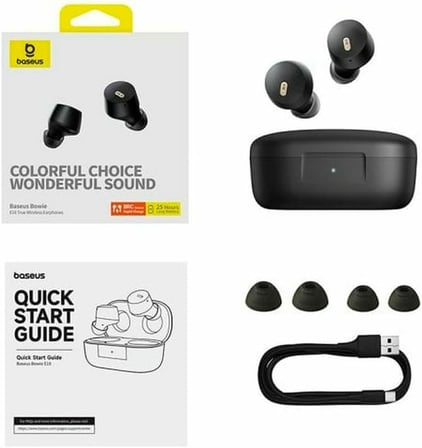 Bowie E18 True Wireless Earphones Black