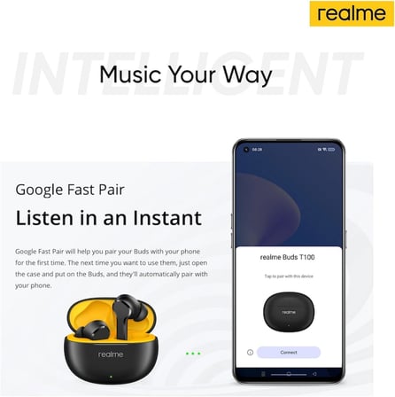 Buds T100 Bluetooth Kulaklık RMA2109 Beyaz