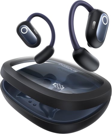OS Eli Fit Open-Ear True Kablosuz Kulaklık, Kozmik Siyah