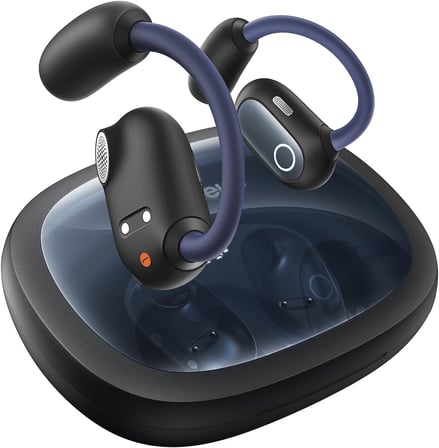 OS Eli Fit Open-Ear True Kablosuz Kulaklık, Kozmik Siyah