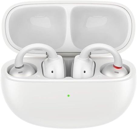 Clip Open Ear Adaptif Konforlu Kulaklık - Bluetooth 6.0-40 Saat Oynatma Süresi - IP55 - Beyaz ( Türkiye Garantili)