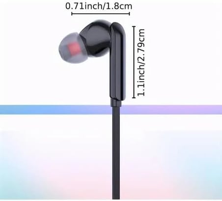 Tak Çalıştır Type-C Kulakiçi Kablolu Kulaklık Mikrofonlu Iphone 15 Pro Max S24 Ultra Uygun Kulaklık (siyah)