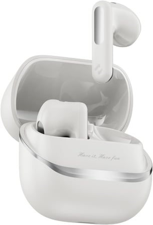 Space T1 Bluetooth 6.0 Kulaklık ANC 3.0 Gürültü Engelleme Hi-Res Audio 40.5 Saat Pil Ömrü (Beyaz)