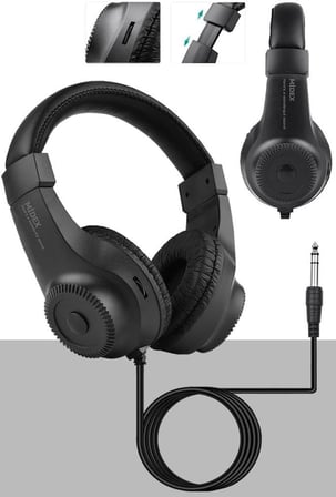 RS-20 Stereo Kulaklık 50mm Sürücü 32 Ohm Çok Amaçlı Stüdyo Referans Dinleme DJ