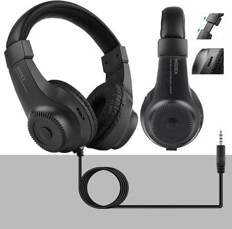 RS-10 Stereo Kulaklık 50mm Sürücü 32 Ohm Çok Amaçlı Stüdyo Referans Dinleme DJ