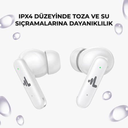 S160 ANC Kablosuz Bluetooth Kulaklık (Beyaz)