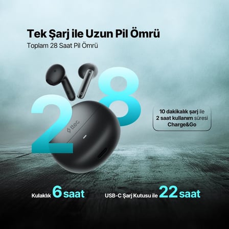 AirBeat Pro Max Gerçek Kablosuz TWS Bluetooth Kulaklık Siyah 2KM162S