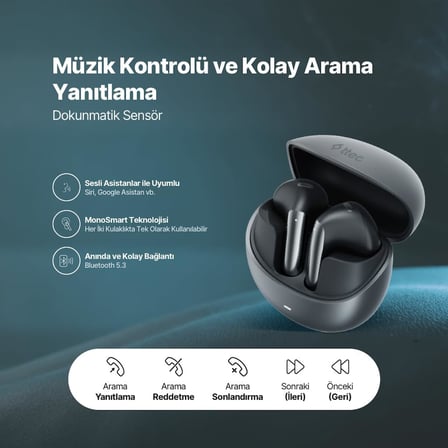 AirBeat Pro Max Gerçek Kablosuz TWS Bluetooth Kulaklık Siyah 2KM162S
